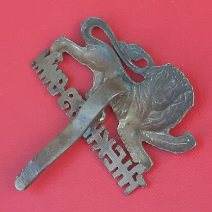 The King's Own Lancaster Regiment - Gilding Metal Cap Badge. - Image 2