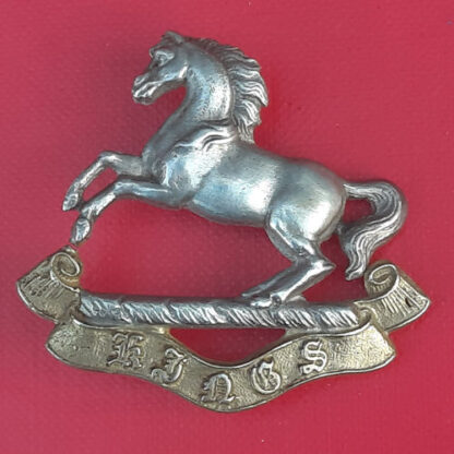 The King's Regiment (Liverpool) - Bi Metal Cap Badge.