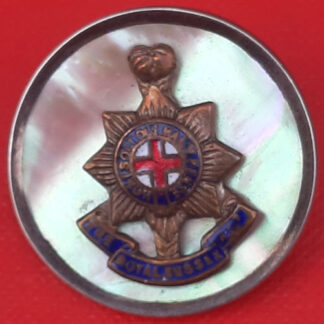 The Royal Sussex Regiment - Mother Of Pearl & Enamelled Sweetheart Badge.