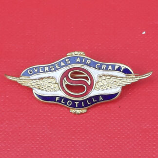 The Overseas Air Craft Flotilla - Enamelled Fund Raising Badge For The War Effort.