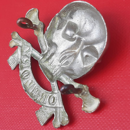 The 17th Lancers - White Metal Cap Badge. - Image 2