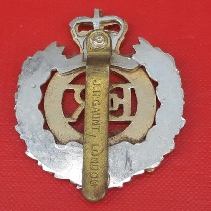 The Royal Engineers - Gold & Silver Anodised Cap Badge. - Image 2