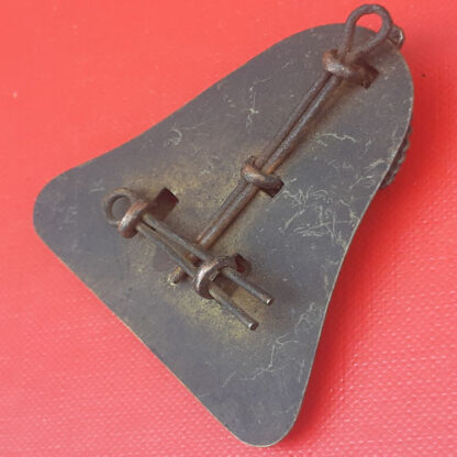 The Royal Artillery - King's Crown Blackened Brass Sleeve Badge. - Image 2
