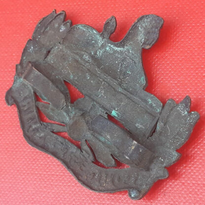 The Gloucestershire Regiment - Officer's Service Dress Bronzed Cap Badge. - Image 2