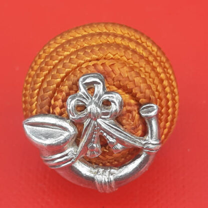 King's Royal Rifle Corps - Officer's Red Cord Boss Badge.