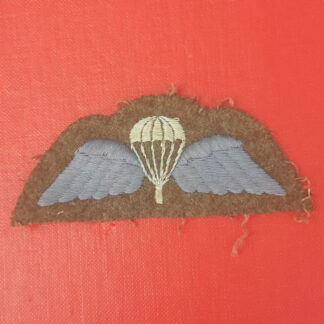 Original Parachute Regiment  - Embroidered Cloth WW2 Jump Wing.