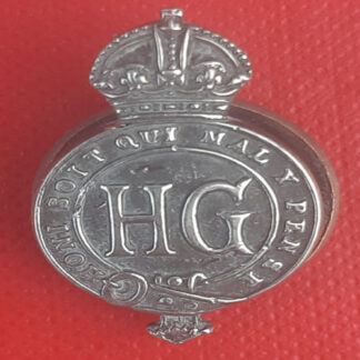The Home Guard - King's Crown Button Hole Badge.