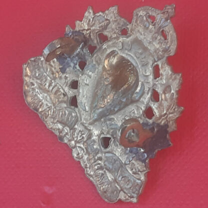 (Canada) The Royal Canadian Mounted Police - King's Crown Gilding Metal Collar Badge. - Image 2