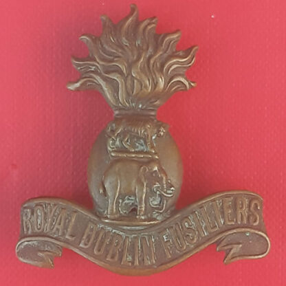 The Royal Dublin Fusiliers - Officer's Service Dress Collar Badge.