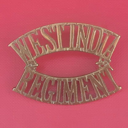 WW1 West India Regiment - Gilding Metal Shoulder Title.