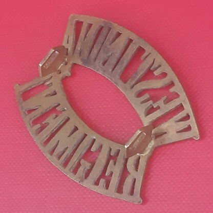 WW1 West India Regiment - Gilding Metal Shoulder Title. - Image 2