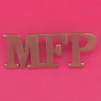 Military Foot Police - Gilding Metal Shoulder Title.