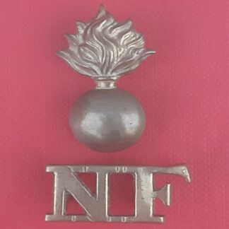 The Northumberland Fusiliers - Gilding Metal Shoulder Title.