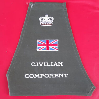 Civilian Component (Bosnia) - Queen's Crown Cloth Sleeve Badge.