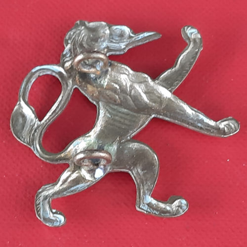 Belgian Army In Exile - Gilding Metal Cap Badge. - Image 2