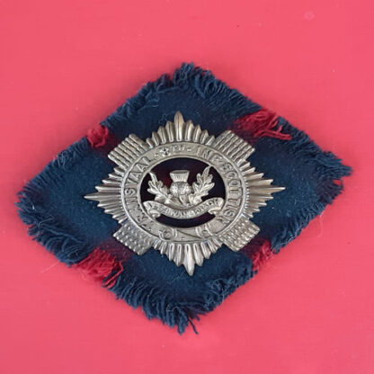 (South Africa) 8th Infantry Transvaal Scottish - Gilding Metal Cap Badge.