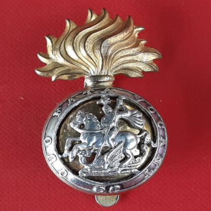 The Royal Northumberland Fusiliers - Officer's / Warrant Officer's Silver & Gilt Cap Badge.