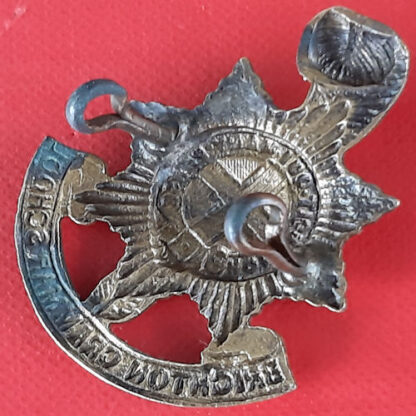 Brighton Grammar School O.T.C - Gilding Metal Cap Badge. - Image 2