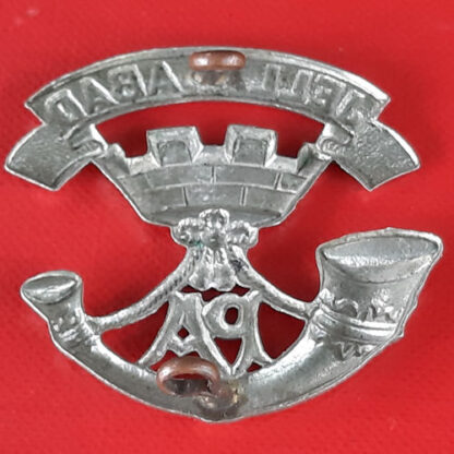 The Somerset Light Infantry - White Metal Cap Badge. - Image 2