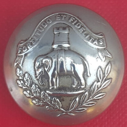 Dumbartonshire Rifle Volunteers - 25mm White Metal Button.