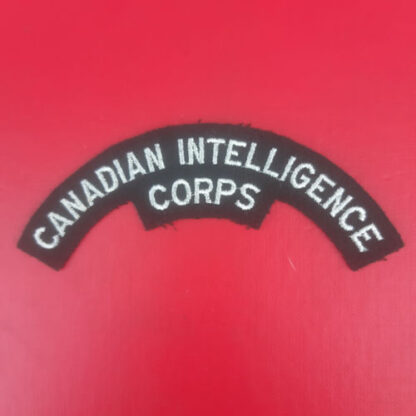(Canada) The Canadian Intelligence Corps - Cloth Shoulder Title.