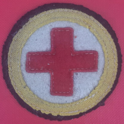 WW1 Army Medical Assistant (Regimental) - Woven Cloth Badge.