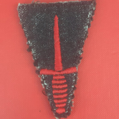 Royal Marine Commando - Woven Cloth Dagger Badge.