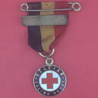 Belgian Red Cross Ealing Depot - Enamelled Medal.