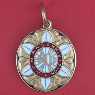 Woman's Exhibition Medal Earls Court 1900 - Enamelled Medal In Original Box.