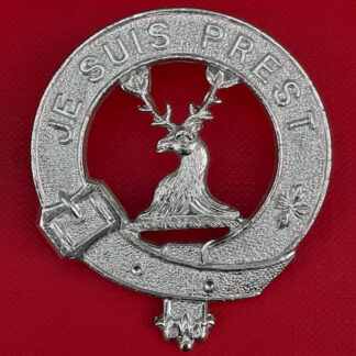 Orkney Independent Cadet Battery A.C.F (Lovat Scouts) - Silver Anodised Cap Badge.