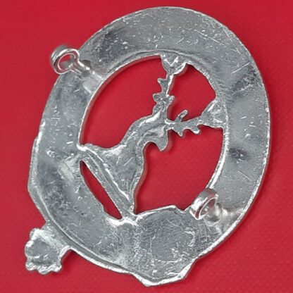 Orkney Independent Cadet Battery A.C.F (Lovat Scouts) - Silver Anodised Cap Badge. - Image 2