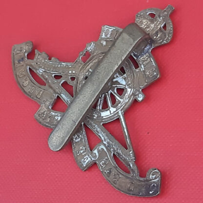 The Royal Artillery - King's Crown Gilding Metal Cap Badge. - Image 2
