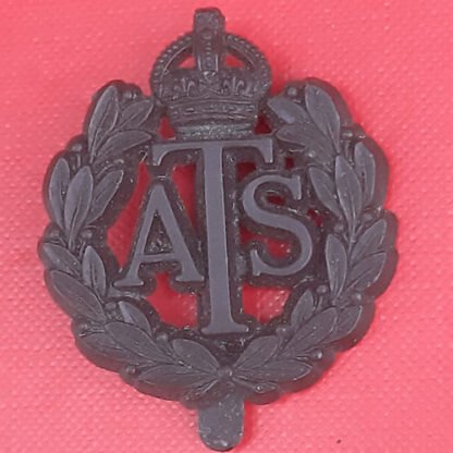 Auxiliary Territorial Service - WW2 Plastic Economy Issue Cap Badge.