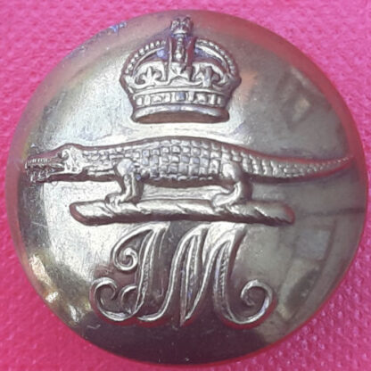 Jamaica Militia - King's Crown 24mm Brass Button.