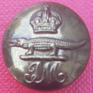 Jamaica Militia - King's Crown 18mm Brass Button.