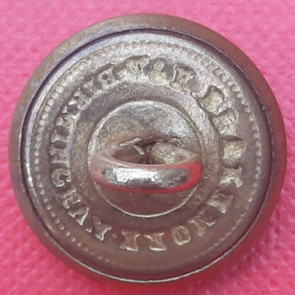 Jamaica Militia - King's Crown 18mm Brass Button. - Image 2