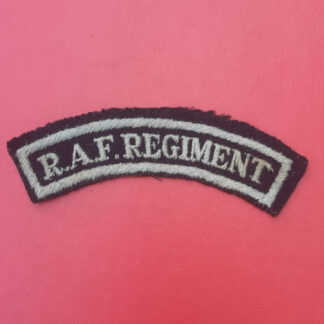 Royal Air Force Regiment - Woven Cloth Shoulder Title.