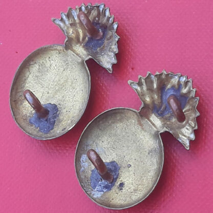 (Canada) The Edmonton Fusiliers - Bi Metal Collar Badges. - Image 2