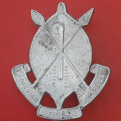 Rhodesian African Rifles - Light Weight Sheet Metal Cap Badge.