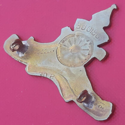 Zimbabwe Corps Of Artillery - Gilding Metal Cap Badge. - Image 2