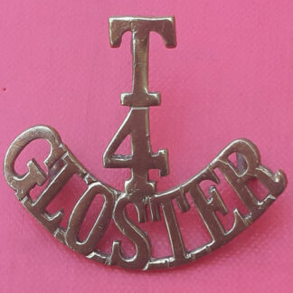 4th Gloucestershire Regiment Territorials - Gilding Metal Shoulder Title.