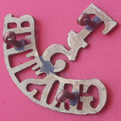 5th Gloucestershire Regiment Territorials - Gilding Metal Shoulder Title. - Image 2