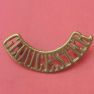 The Gloucestershire Regiment - Gilding Metal Shoulder Title.