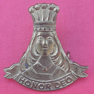Mercers'  College O.T.C - Gilding Metal Cap Badge.