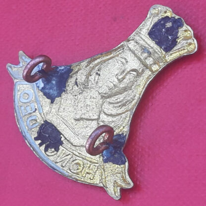 Mercers'  College O.T.C - Gilding Metal Cap Badge. - Image 2