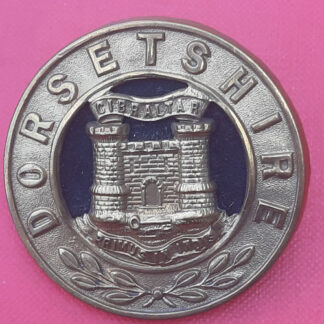 The Dorsetshire Regiment - Gilding Metal Helmet Plate Centre.