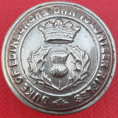(South Africa) The Duke Of Edinburgh's Own Volunteer Rifles - 25mm White Metal Button.