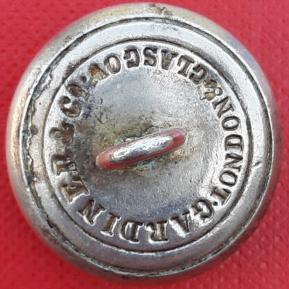 The Renfrewshire Rifle Volunteers - 24mm White Metal Button. - Image 2