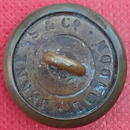 The Imperial Yeomanry - King's Crown Bronzed 19mm Button. - Image 2