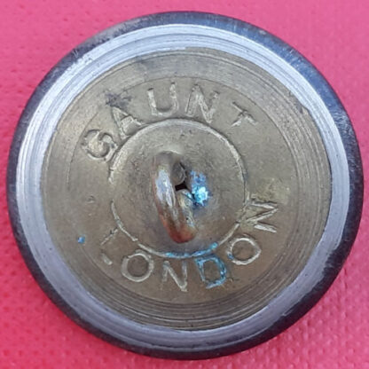The Royal Ulster Constabulary - King's Crown 28mm Blackened Brass Button. - Image 2
